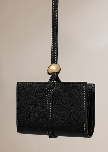 Porte cartes Kayé - Noir Grainé