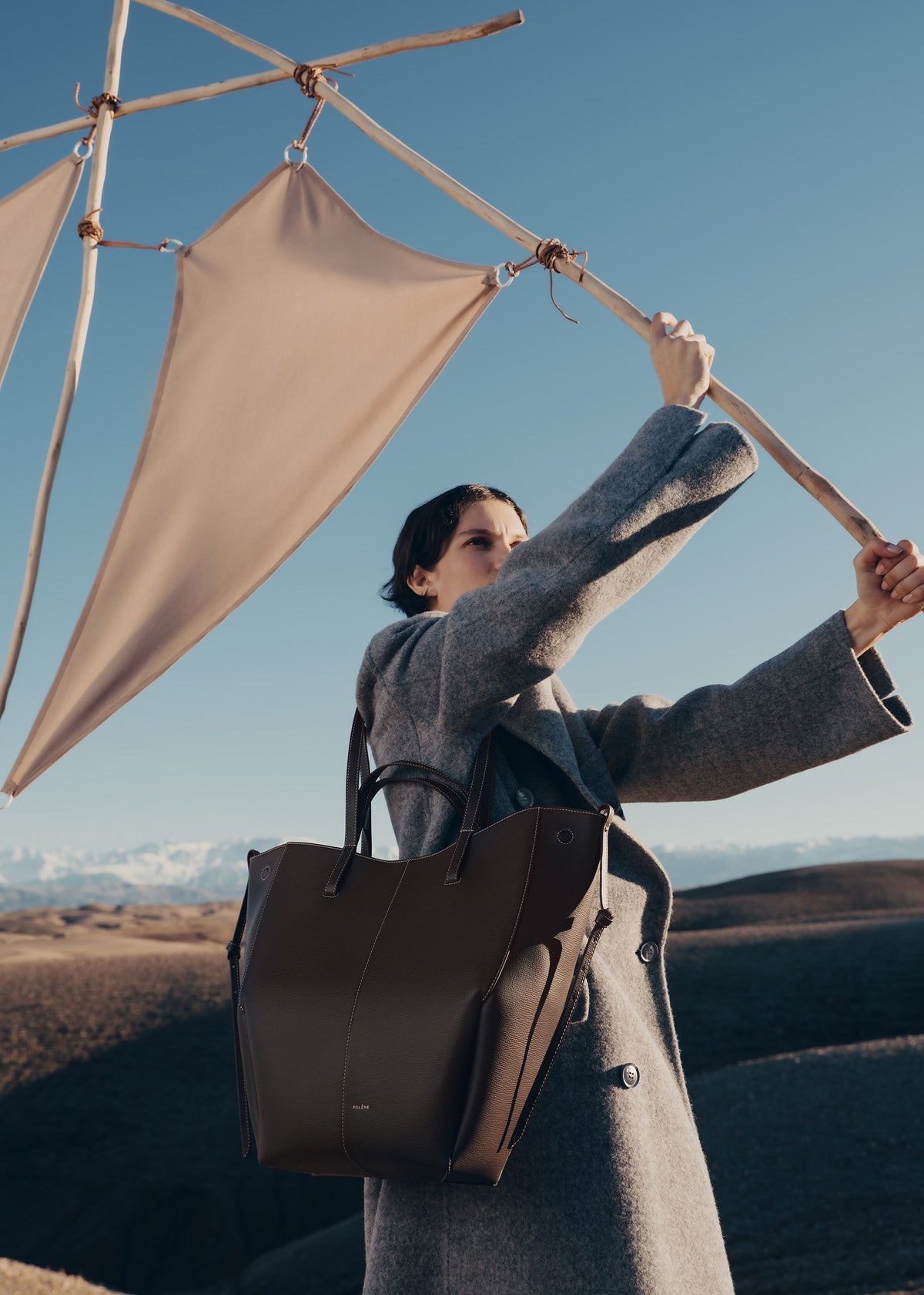 Cyme Tote - Ébène Grainé