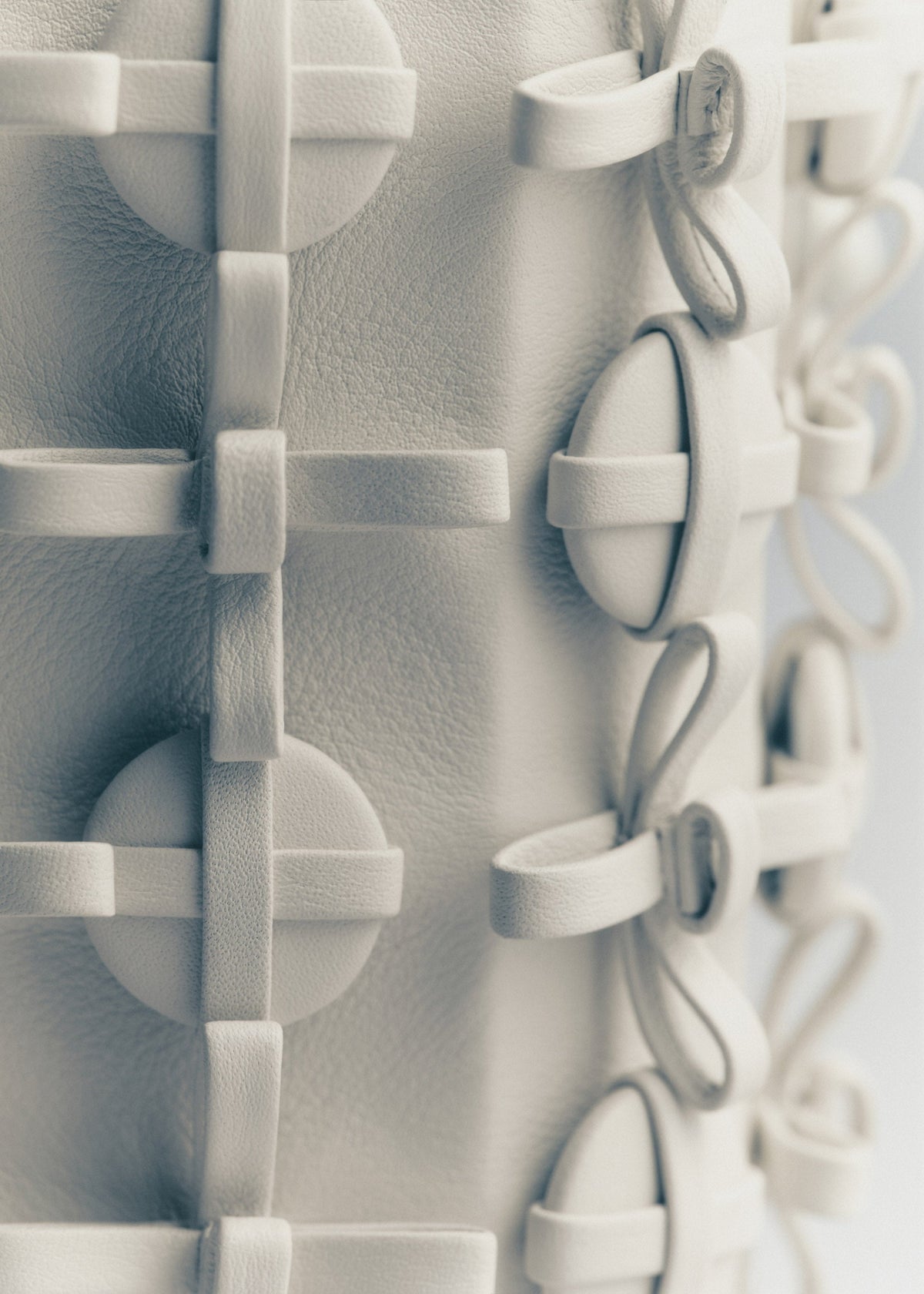 Button Bow Box - Porcelaine