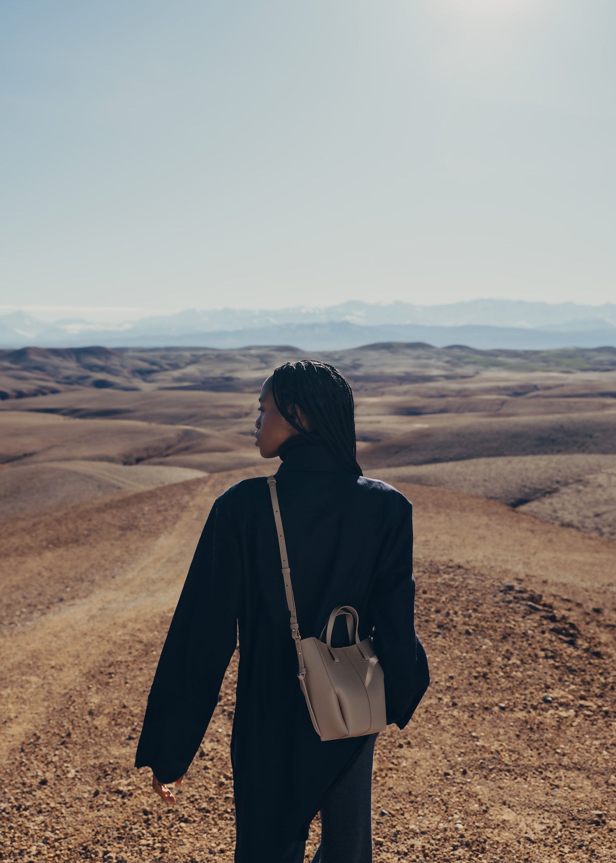 Cyme Tote Nano - Taupe Grainé