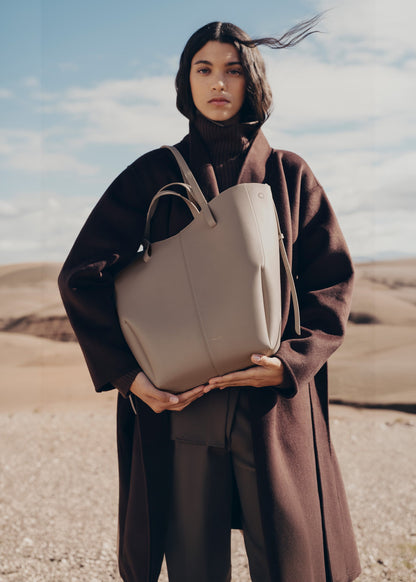 Cyme Tote - Taupe Grainé