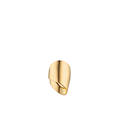 Bague Drapée Éole - Dorée à l’or 24 carats