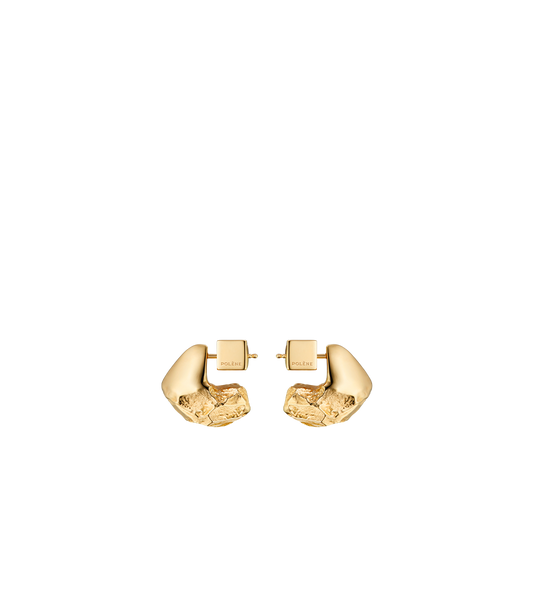Puces d’oreilles Eroz - Dorée à l’or 24 carats