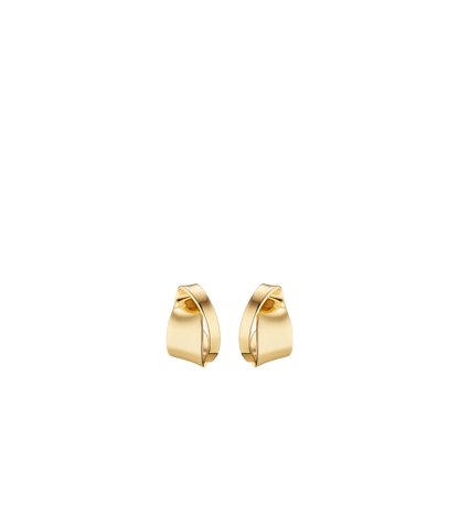 Boucles d'oreilles volutes Éole - Dorée à l'or 24 carats