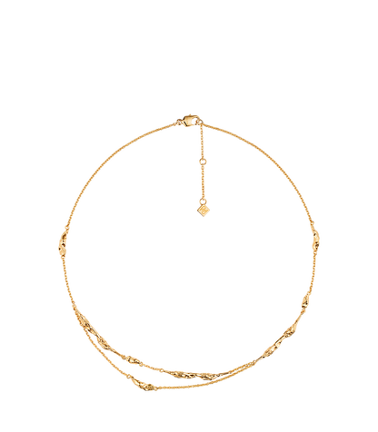Double Chaîne Eroz - Dorée à l’or 24 carats